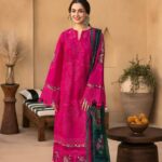 Saira RIZWAN pink lawn 2025